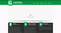 Desktop Screenshot of funcionalmoveisdeaco.com.br